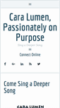 Mobile Screenshot of passionatelyonpurpose.com